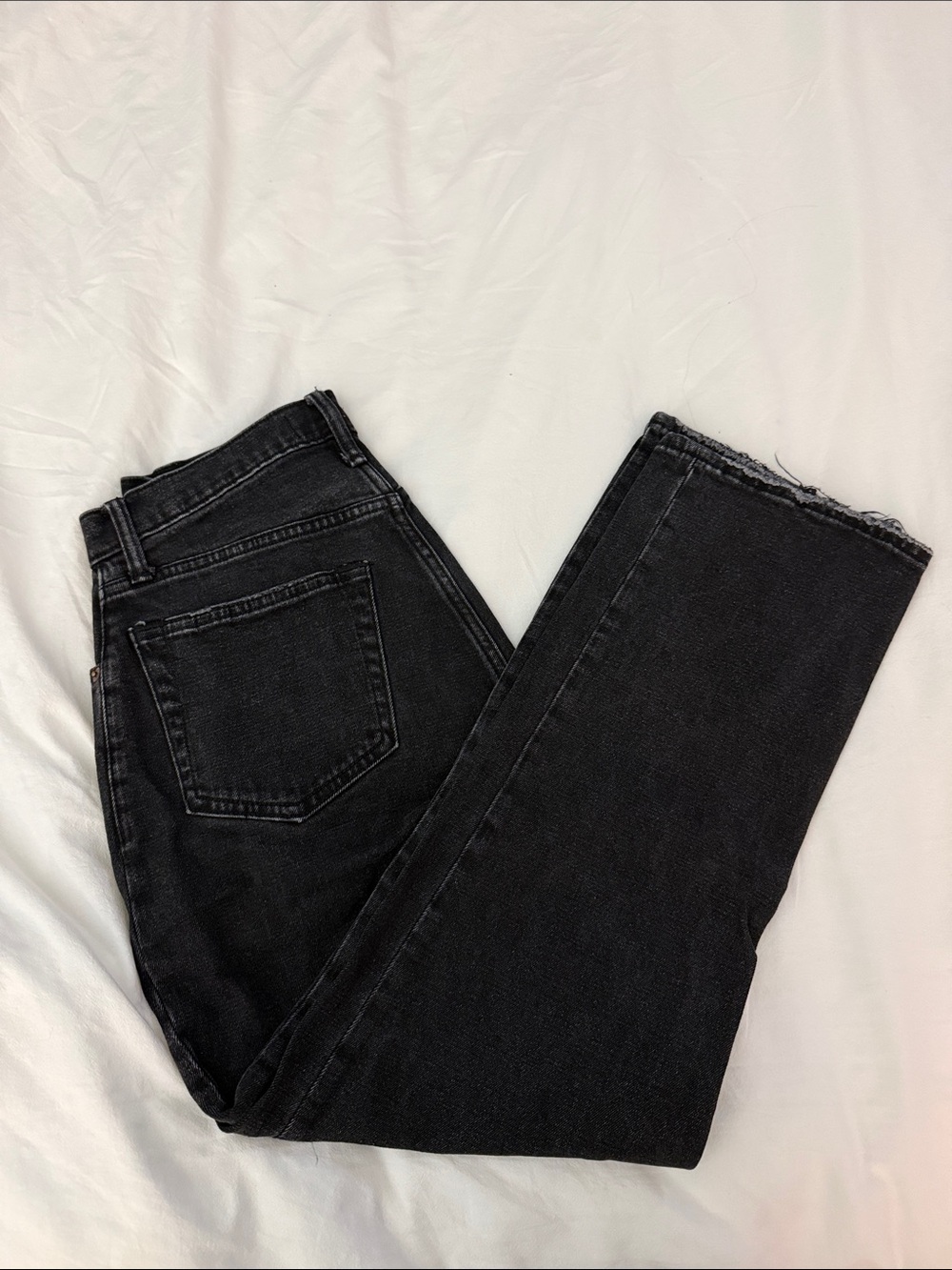 Abercrombie & Fitch Black Straight Leg Jeans